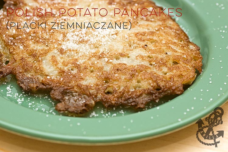 potato pancakes latkes placki Polish way recipe in English