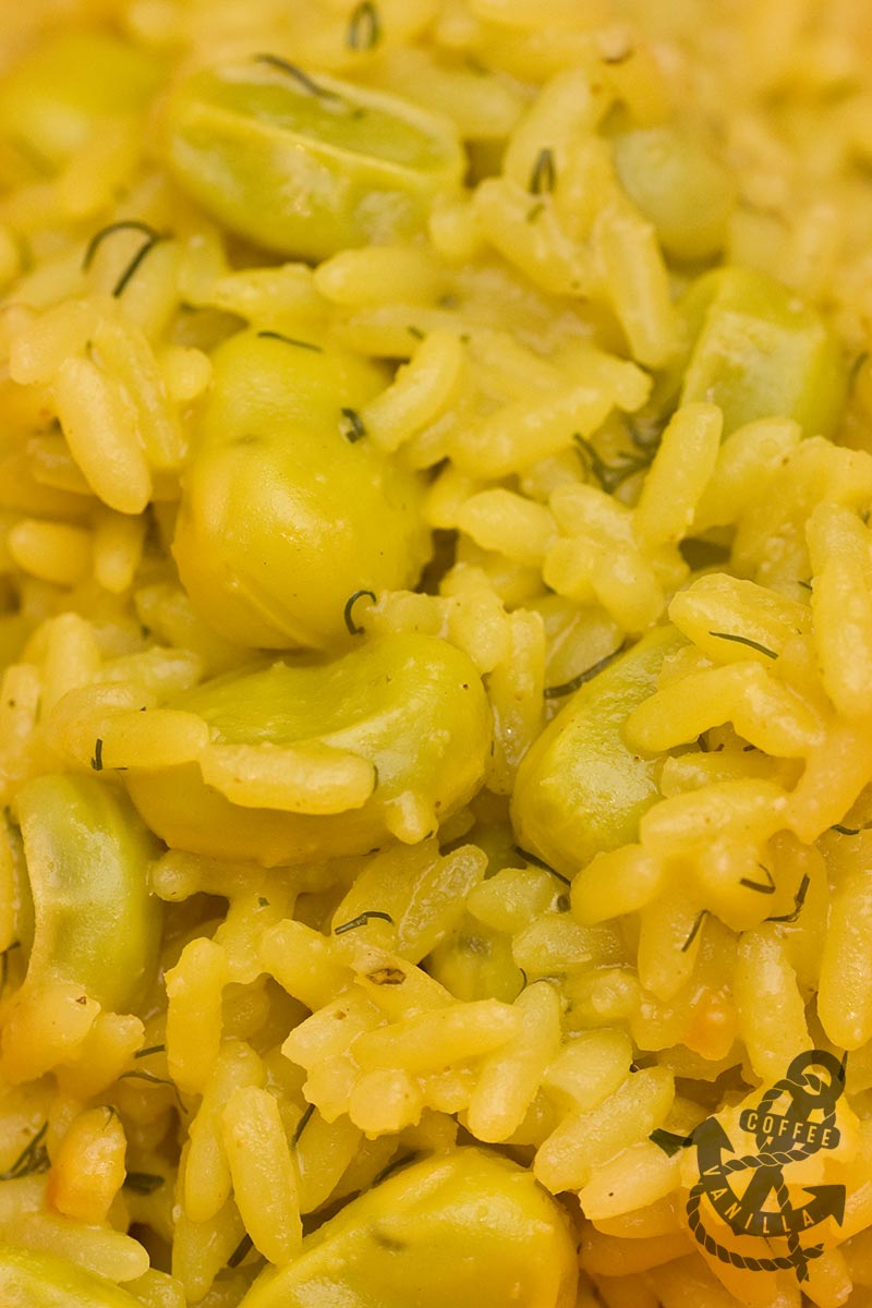 Broad Bean Rice with Turmeric » Coffee & Vanilla