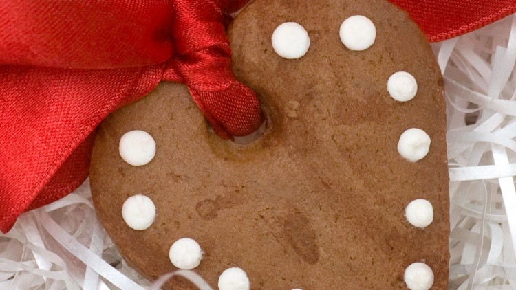 Heart Shaped Christmas Tree / Valentine’s Day Chocolate Cookies