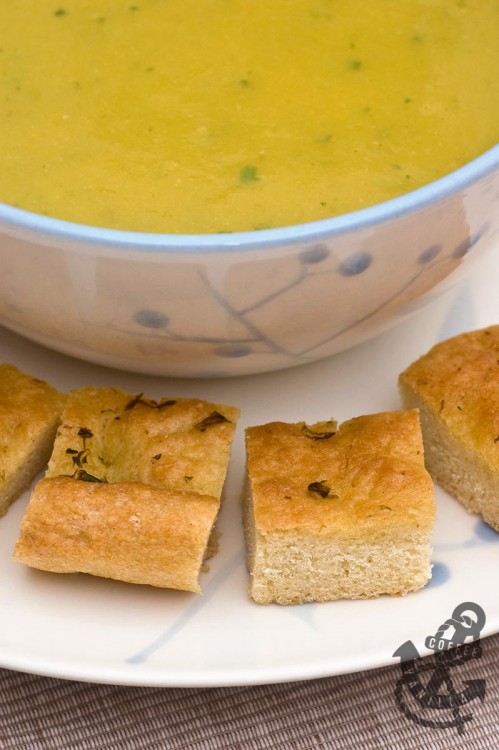 autumn comfort food potato leek soup