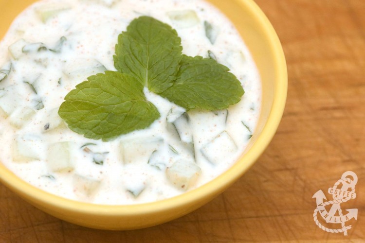 cooling cucumber with yogurt side dish