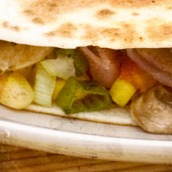 Mixed Veg and Turkey Ham Quesadilla » Coffee & Vanilla