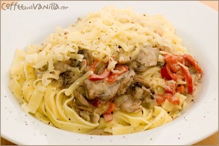 mushroom-sweet-pepper-tagliatelle