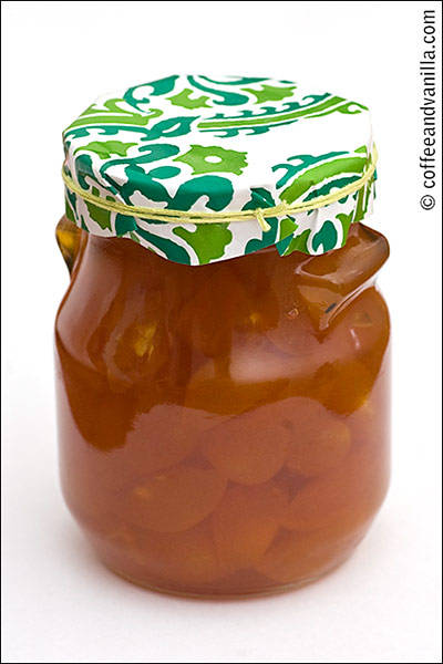 jar of kumquat jam