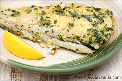 recipe for fried battered coley fish with lemon thyme