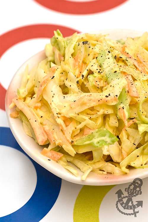 healthier coleslaw version 