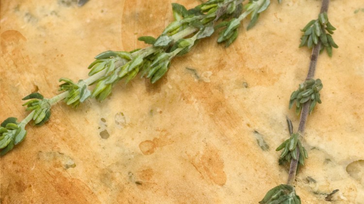 Thyme & Garlic Naan Bread