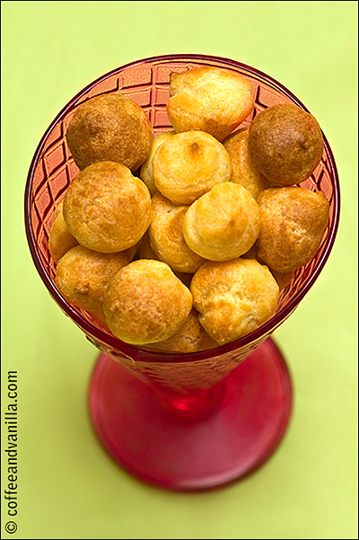 Polish baked steam dough croutons for the soup