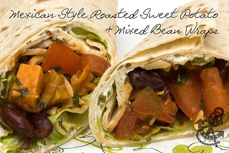 vegetarian wrap recipes fillings sweet potato wrap