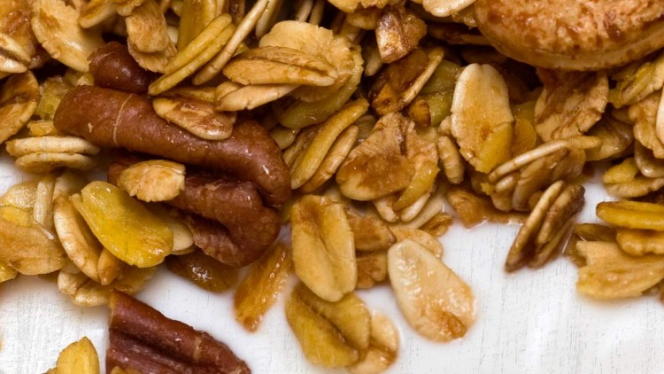 Homemade Maple Syrup Granola with Pecans, Cashews and Brazils