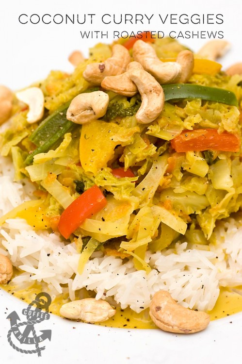 Jamaican cabbage with coconut and curry recipe