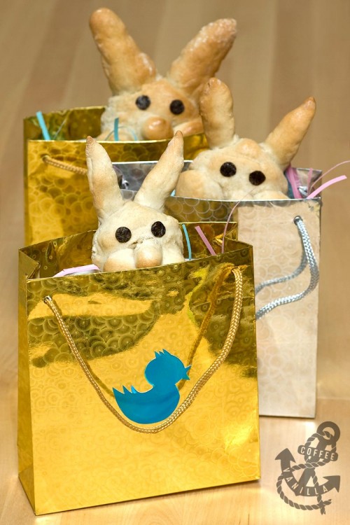 how to make Easter bread bunnies for children