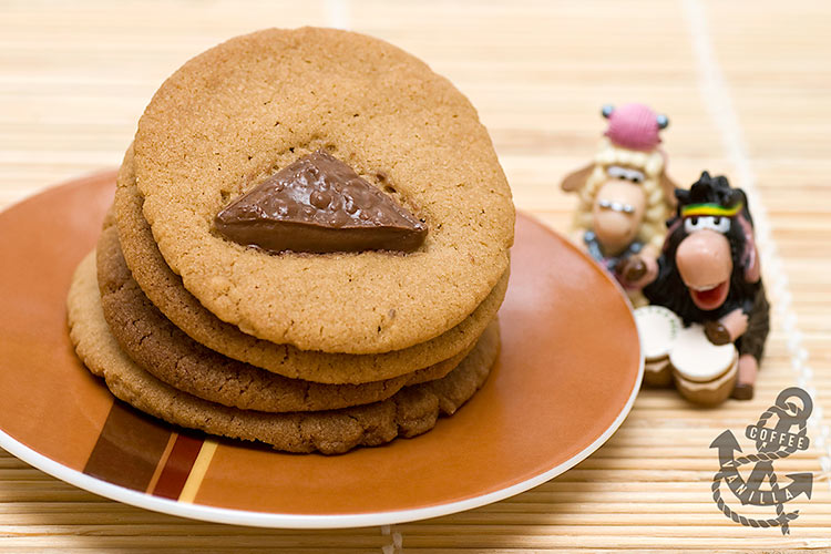 cookies with Starbucks VIA Italian Roast coffee and Rasta sheep