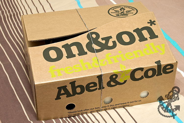 Abel & Cole delivery box