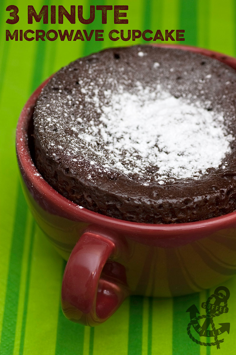 3 Minute Microwave Chocolate Cupcake » Coffee & Vanilla