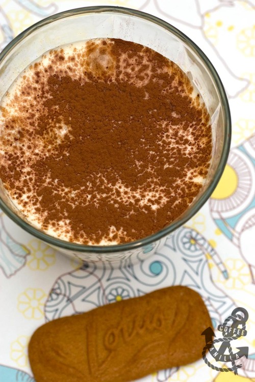 tiramisu with speculoos Lotus biscuits 