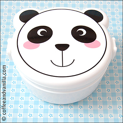 two tier panda bento box kawaii