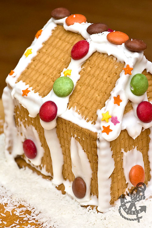 easy no bake cookie houses