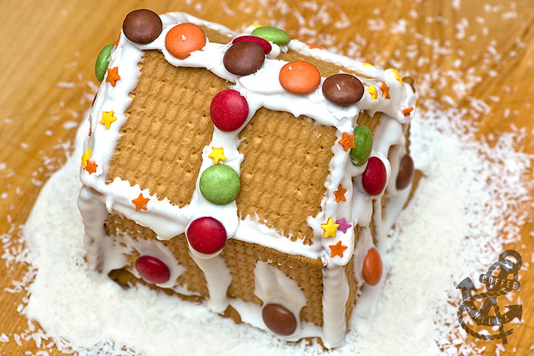 no bake diy gingerbread house