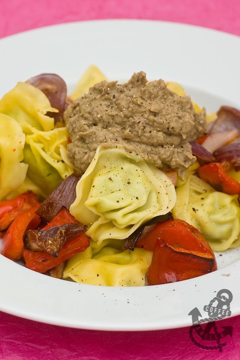 HomeMade Roasted Aubergine & Garlic Pesto » Coffee & Vanilla