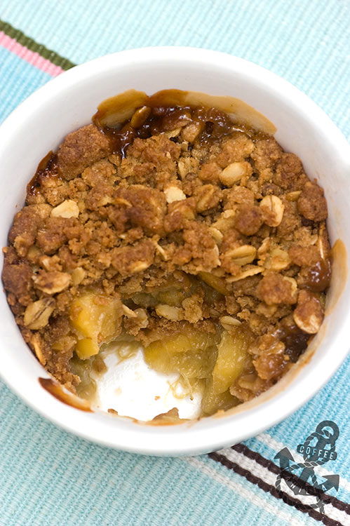 NHS hospital apple crumble recipe