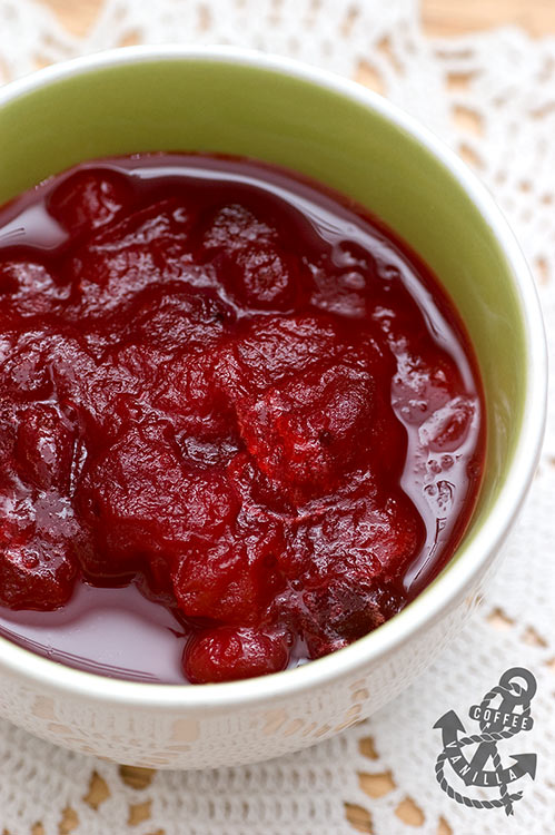 Christmas cranberry sauce