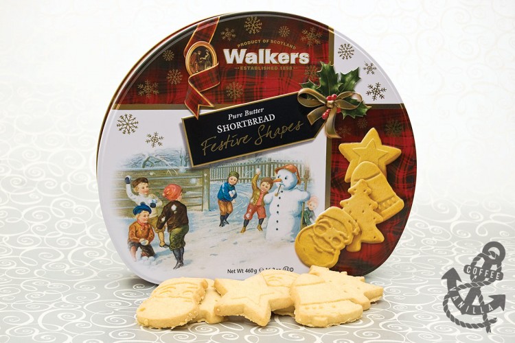 festive cookies tin for Christmas