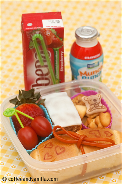 Ribena Munch Bunch bento