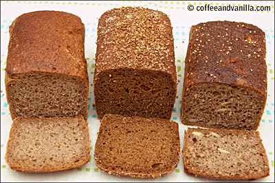 different rye breads