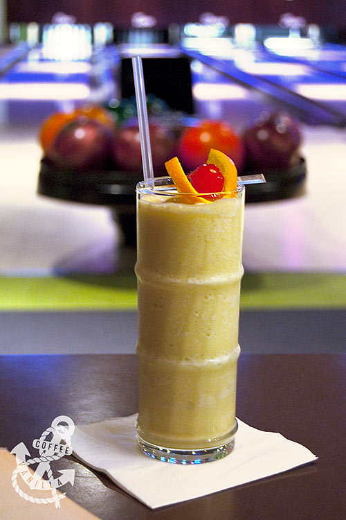 Pinacolada cocktail at All Star Lanes