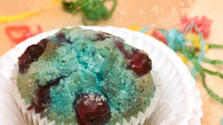 Extremely Smurfy Smurfberry Muffins