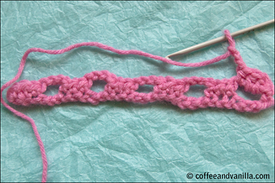 crochet mesh scarf easy tutorial