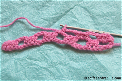 crochet mesh scarf free pattern