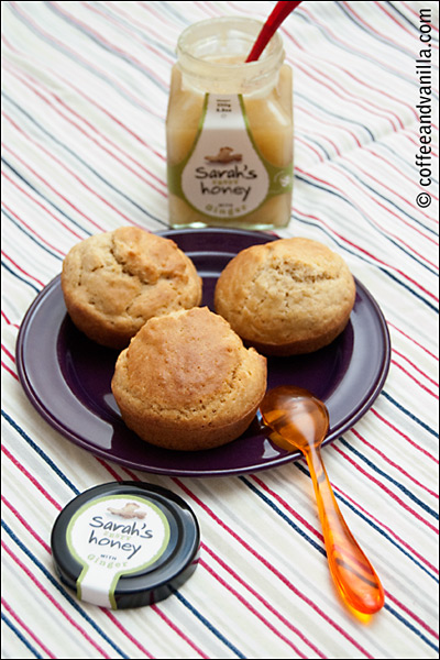 gluten wheat free scones and zesty ginger flavoured honey