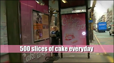 Mr Kipling free cake dispensers all over UK