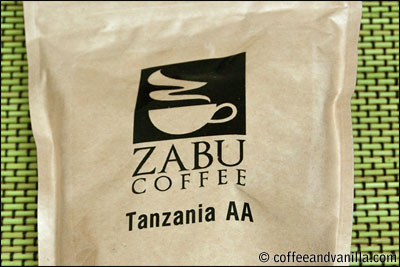 Tanzanian coffee from ZABU