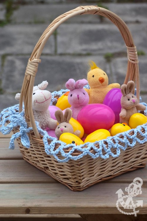 Easter egg hunt basket