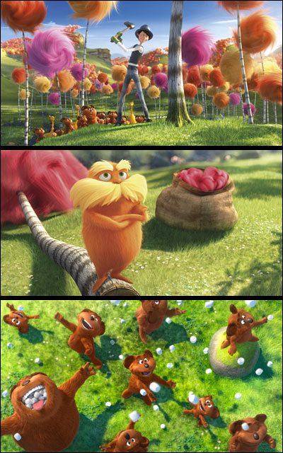 pictures from The Lorax movie