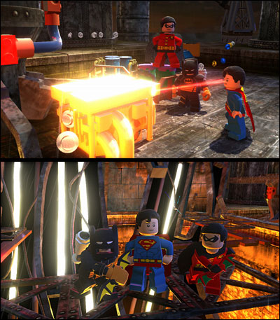 screenshots from Lego Batman 2