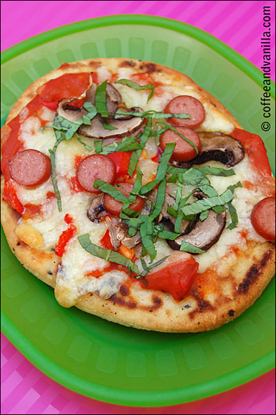 homemade naan pizza kids cooking