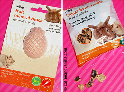 locust bean hamster treats fruit mineral block for gnawing