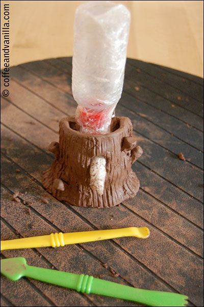 DIY hamster water bottle holder