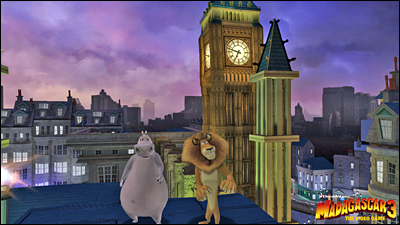 Madagascar 3 game in London