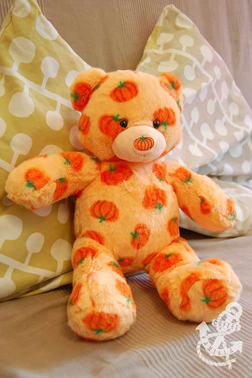 Halloween Pumpkin Pal teddy