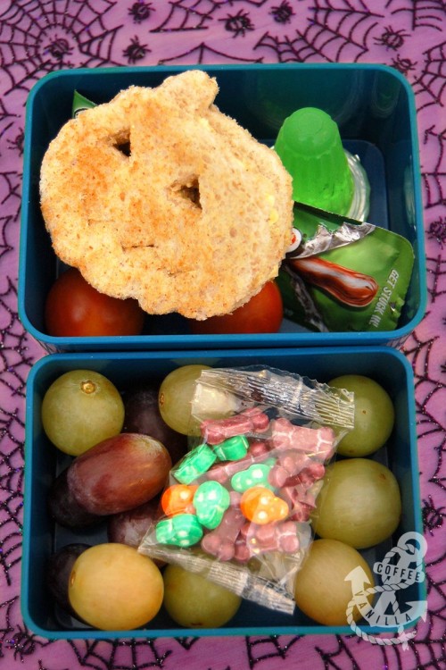 last minute Halloween lunch box