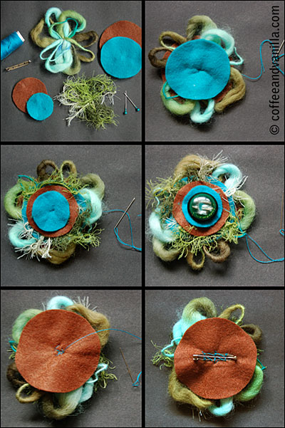 felt brooches tutorial