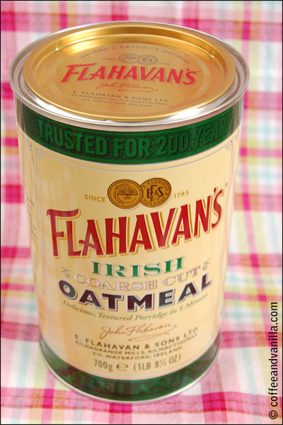 coarse cut oatmeal from Ireland