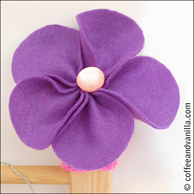 felt flower tutorial step by step