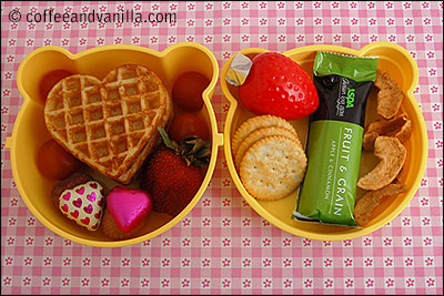 Valentine bento box