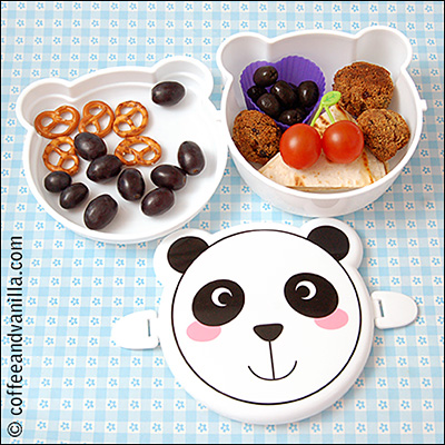 kawaii panda bear lunch box